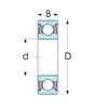 Подшипник 80210 (6210 ZZ) NTE