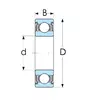 Подшипник 80102 (6002 ZZ) NTE