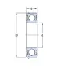 Підшипник 6211 2RS1NR SKF