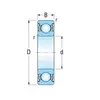 Подшипник 76-180106 (6006-2RSR C36) KINEX
