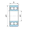 Подшипник 5203 2NS C3 NACHI
