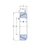 Підшипник GAC 45 F SKF