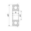Подшипник 50309 (6309 NR) CT