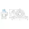 Корпус с подшипником UCP 308 CT