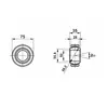 Підшипник GE 50 EC 2RS / GE 50 ET 2RS Fluro