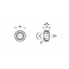 Підшипник GE 25 EC 2RS/GE25ET-2RS Fluro