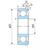 Подшипник 6205 ZZENR NACHI
