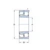 Підшипник 22209 EK/C3 SKF