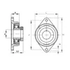 Корпус с подшипником PCJT 40 N INA