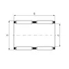 Подшипник K 15x18x22-ZW-TV (0-7) INA