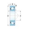 Подшипник 7306 B KINEX