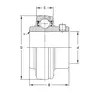 Підшипник UC 214 Timken