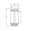 Подшипник GEZ 208 ES 2RS SKF