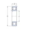 Подшипник 6001 2RSH/WT SKF