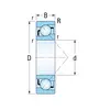 Подшипник 7208 AA KINEX
