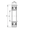 Підшипник LR 206 X 2RS INA