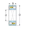 Подшипник 3003128 (23028 MBW33) NTE
