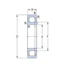 Підшипник NUP 215 ECP SKF