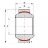 Підшипник GE 25 FW INA