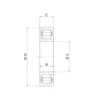 Підшипник F19008(FAG-566616B) FERSA
