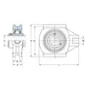 Корпус с подшипником TUWK 25 LTHR SKF