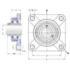Корпус с подшипником FYWK 25 YTH SKF