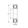 Подшипник 180303 (6303 2RSC3) ZKL