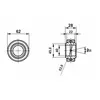 Підшипник GE 40 E 2RS/GE 40 ES 2RS Fluro