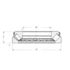 Подшипник 8109 (51109 NF) ZKL