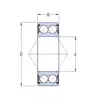 Подшипник 3204 2RS NTE