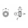 Підшипник GE 120 E-2RS/ GE120ES-2RS Fluro
