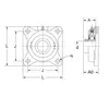 Корпус с подшипником 125888 F4B-SC-30M DODGE