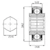 Підшипник 206 KRRB6 Timken
