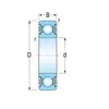 Подшипник 180025 (625-2RSR) KINEX