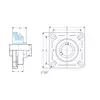 Корпус с подшипником UCF 208 CT