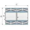 Підшипник 777/620 (NP608180-90KA1) Timken