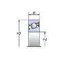 Подшипник 25TAC62CSUHPN7C NSK
