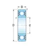 Подшипник 180026 (626-2RSR) KINEX