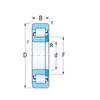 Подшипник NUP 210 E KINEX