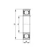 Подшипник 80100 (6000 ZZ C3) ZKL