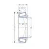 Підшипник 32236T196 J2/DB32 SKF