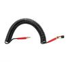 Шланг BLACK M-Flex 5.5х8мм 10м спиральный полиуретановый с поворотным шарниром латунными быстроразъемными соединениями STORM