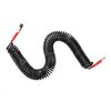 Шланг BLACK M-Flex 5.5х8мм 20м спіральний поліуретановий з поворотним шарніром латунними швидкороз'ємними з'єднаннями STORM