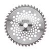 Нож для мотокосы/триммера с твердосплавными напайками ø255x25.4x1.2 мм 40T HRC 82-86 волнообразный