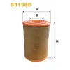 Фільтр повітря M.A.N. L2000/L2000 Evolution, LE, M2000/M2000 Evolution, ME; Steyr (S Wix Filters (93156E)