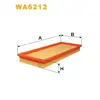 Фільтр повітря Opel Ascona B, Manta A, Manta B, Rekord E; Talbot Horizon, Solara, Ta Wix Filters (WA6212)