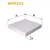 Фільтр повітря Citroen C-Crosser, C4 Aircross; Isuzu D-Max; Mitsubishi ASX, Lancer V Wix Filters (WP9322)