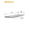 Фильтр салона Citroen Jumper I, Jumper II; Fiat Ducato (94->), Ducato 2002; Peugeot Bo Wix Filters (WP6912)
