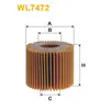 Фільтр оливи Lexus CT; Toyota Auris, Prius, Rav 4 III, Verso, Yaris II Wix Filters (WL7472)