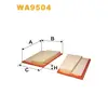 Фільтр повітря Mercedes C (W203/C203/T203), C (W204/S204), CLK (A/C209), CLS (C219), Wix Filters (WA9504)